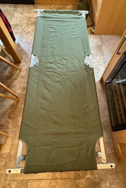 British Army Folding Camp Bed Cot