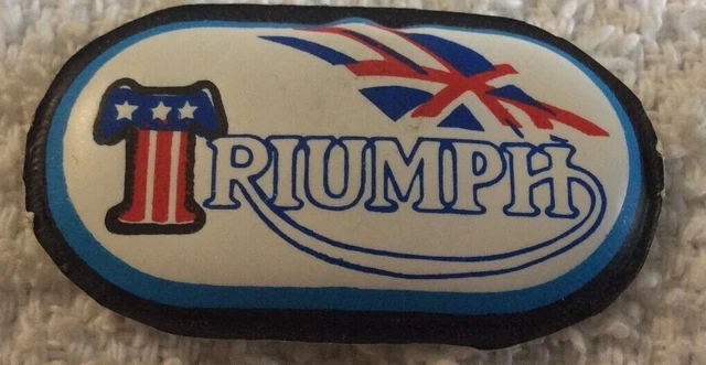 Automotive Advertising - TRIUMPH Puffy Magnet - L.I.LTD Magnetic 1970s