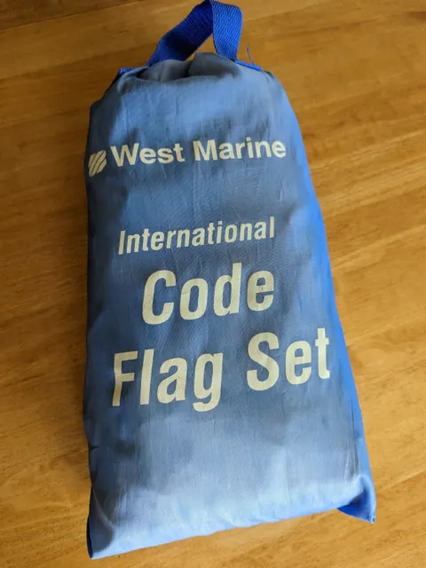 West Marine (Taylor Made) international signal flag set. 40 flags