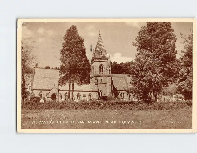 Postcard Saint David's Church Pantasaph Holywell Wales United Kingdom Europe