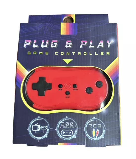 RETRO 8 BIT Mini Plug Play TV Games Console Controller With 200