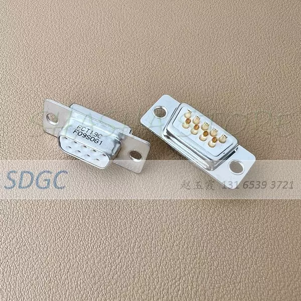 2x 172704-0078 Connector 9pin Female DB9 Solder Molex