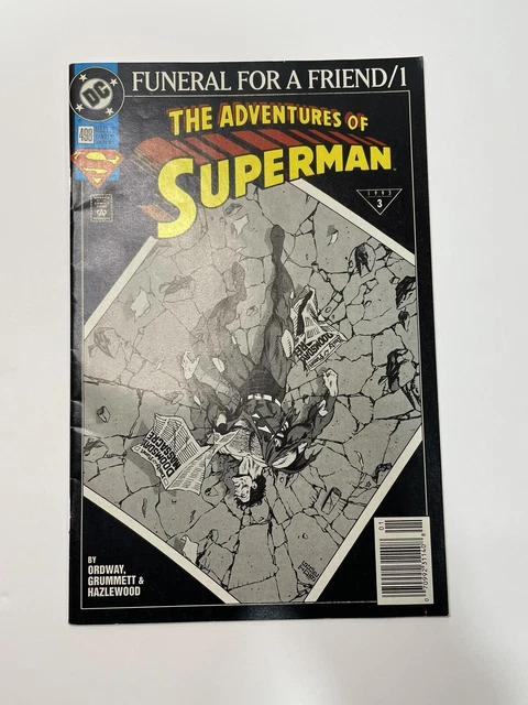 The Adventures Of Superman #498 Funeral For A Friend #1 January 1993 Dc Comics
