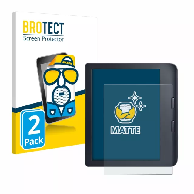 2x Protector Pantalla Antireflejos para Kobo Libra 2 Pelicula Protectora Mate