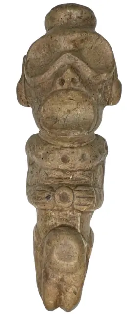 Pre Columbian TAINO Arawak STONE Zemi Cemi Anthropomorphic God Amulet PENDANT PR