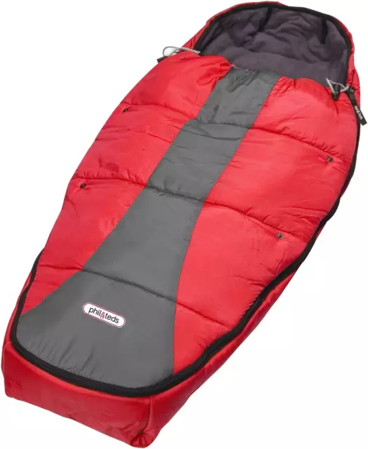 Phil & Teds Snuggle and Snooze Sleeping Bag Red