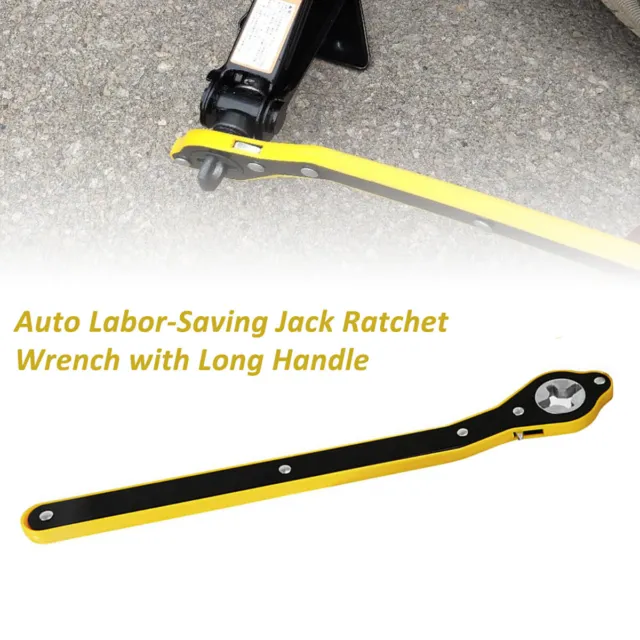 13.3'' Universal Car Labor-saving Jack Ratchet Wrench Scissor Tyre Lug Handle