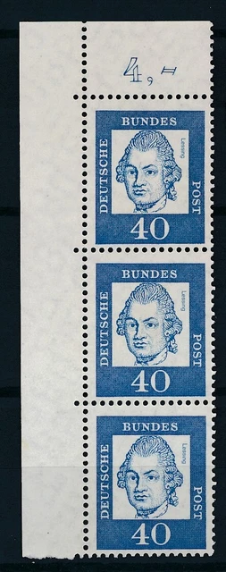 Bund 1961 Mi.Nr. 355 Bedeutende Deutsche 3x  Bogenecke postfrisch
