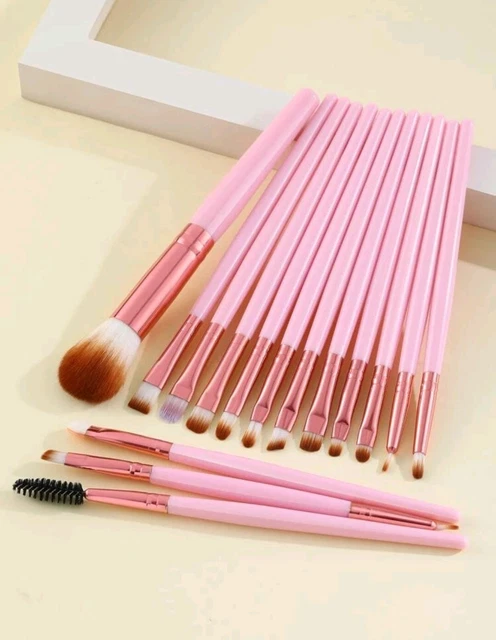 15 Set Pennelli Make up Premium Synthetic Set Di Pennello Da Trucco