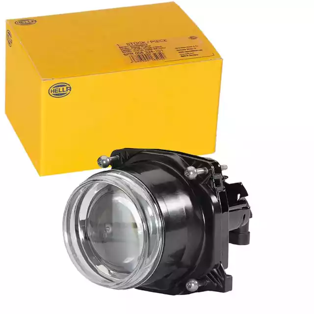 HELLA Faro Halógeno 90mm Redondo 24V Izquierda Derecha Con Luz de Cruce 1BL 009