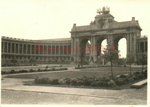 Foto, 2.WK, BEL 1940: Der Jubelpark - Blick auf Triumphbogen (MB)21187