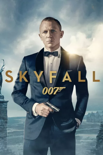 Skyfall Film 2012 Agente 007 James Bond Poster Locandina 45X32Cm Daniel Craig