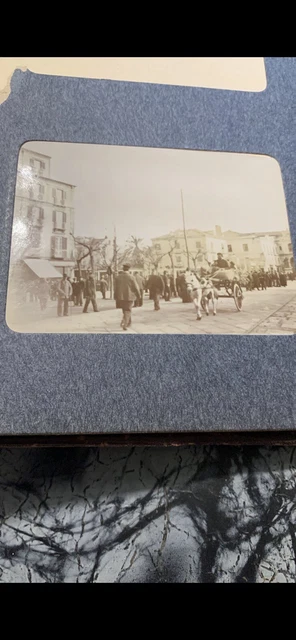 NAPOLI   1900-1910  Bella Foto Albumina originale Animata