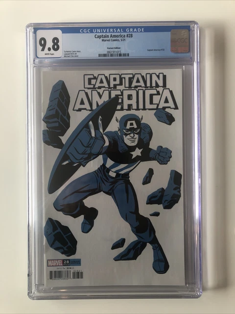 Captain America #28 CGC 9.8 - Michael Cho variant