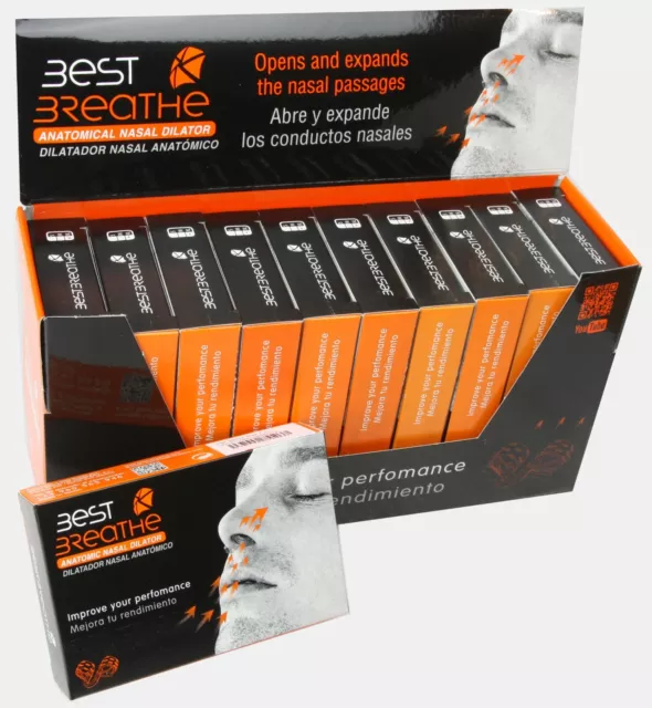 10 x Best Breathe Dilatador Nasal Anatómico Sport