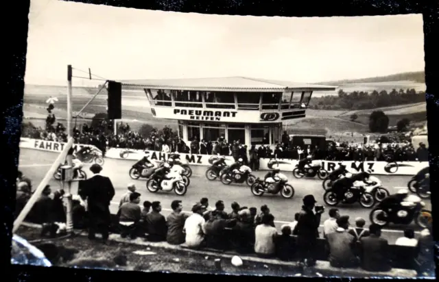 60916 Ak Auto Courses de Moto Hohenstein Ernstthal Sachsenring Course 1962