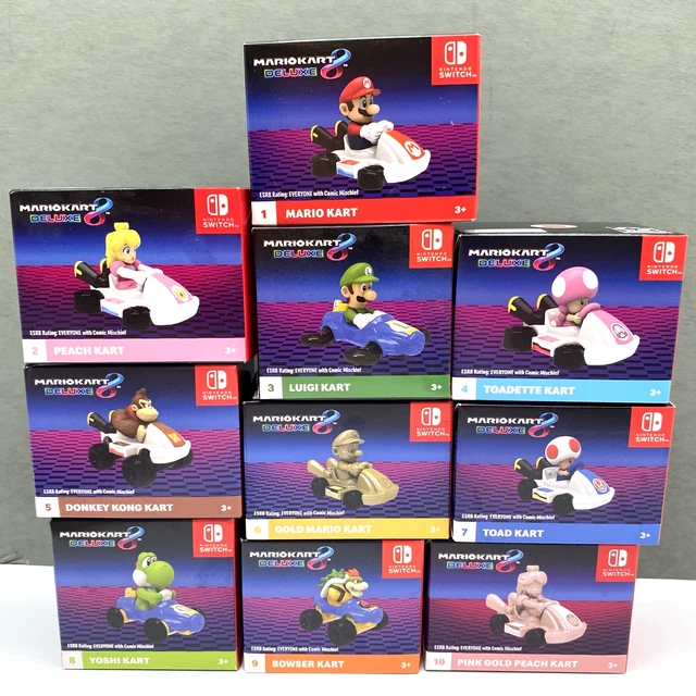 JUEGO COMPLETO DE 10 juguetes Happy Meal de lujo McDonald's Mario