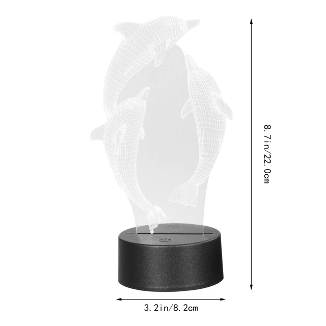 3 D ILLUSION Night Lamp Color Changing Lights Decor Lighting £14.18