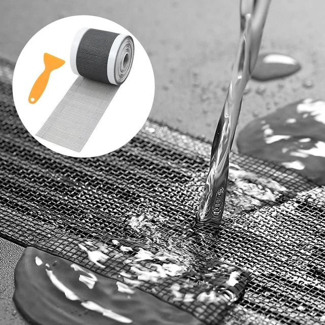 Hair Catcher Mesh Sticker 10M Floor Drain Sticker for Bathroom Kitchen Sinks