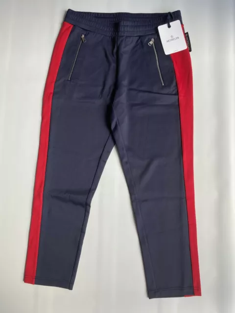 New With Tags Auth Mens Moncler Navy Sweatpants - Size Large - Retail $560