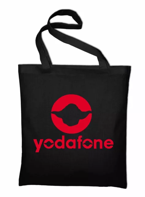 Yodafone Sac en Toile de Jute Yoda Fun Logo Sac en Coton Vodafone