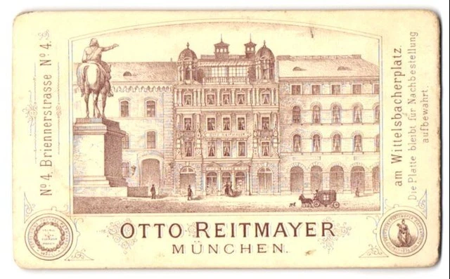 Fotografie Otto Reitmayer, München, Ansicht München, Blick auf das Gebäude des