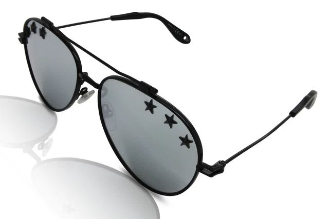 GIVENCHY GV7057 STARS SUNGLASSES 807 DC Black Grey 179.99