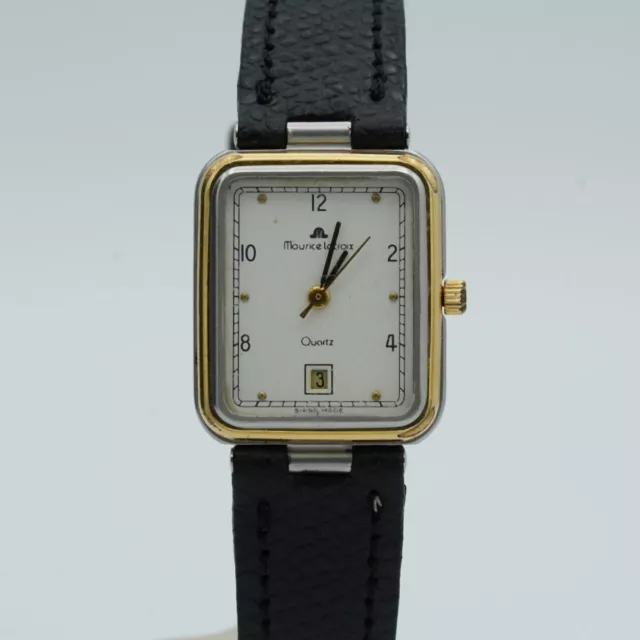Maurice Lacroix Miros Women's Watch Steel 72170 With Leather Band 0 7/8in Quarz