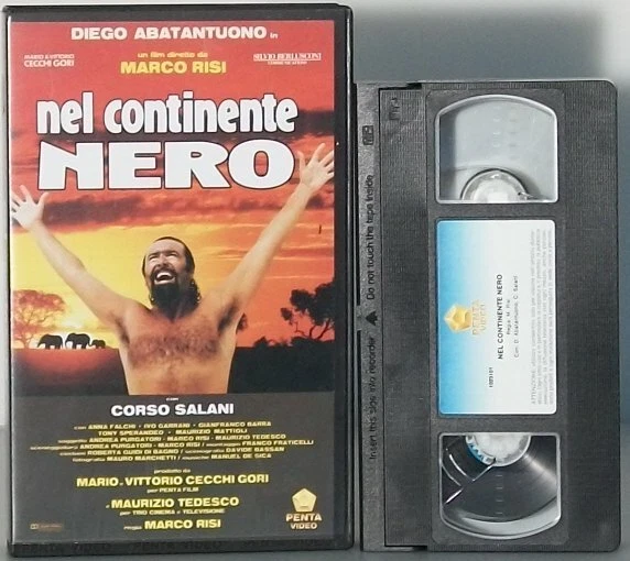 NEL CONTINENTE NERO VHS FILM Marco Risi Ivo Garrani Diego Abatantuono £