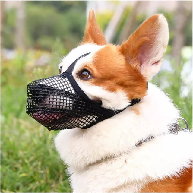 Pet Dog Mouth Cover Muzzle Puppy Mask Anti Bark Bite Chew Multi types For dogs