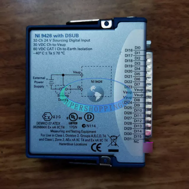 1 modulo ingresso digitale National Instruments NI-9426 NI 9426 780030-01 D-SUSB