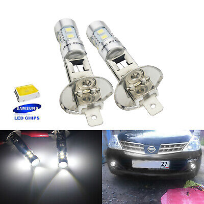 ANG RONG 2X H7 Ampoules 15 SMD LED Phare Anti-brouillard Avant Voiture Blanc Xenon 6000K 