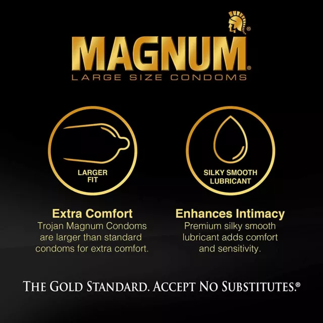 Trojan Magnum Large 12 Pack Condoms 3