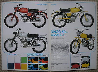 MALAGUTI ENDURO MRX 50 SCHEDA TECNICA SALES BROCHURE MOTO CASCO KIWI BERTONE K20 