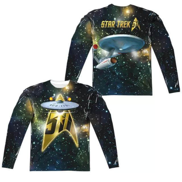 Star Trek TOS "50th Ship" Dye Sublimation Double Sided Long Sleeve