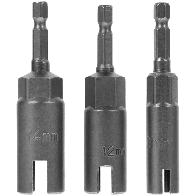 3 piezas enchufe de tuerca de ala 8X1.4X1.4CM cromo vanadio acero
