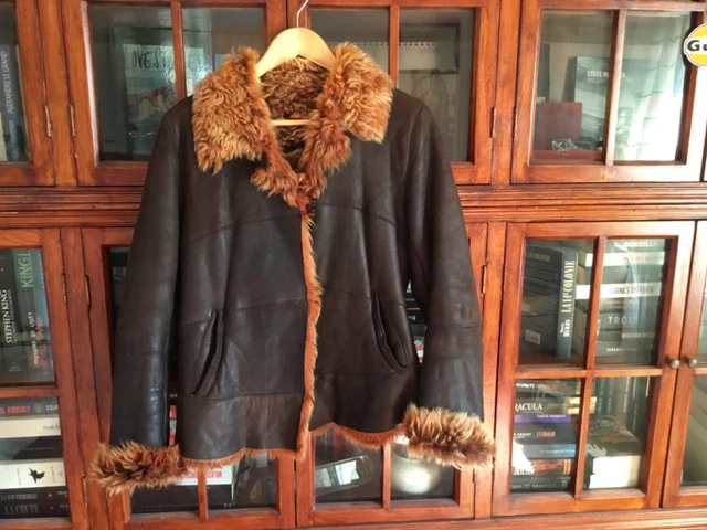 Veste Femme En Cuir D'agneau Nappa CYRILLUS - Taille FR36 (EU34), Marron Brun, Neuf Avec étiquettes