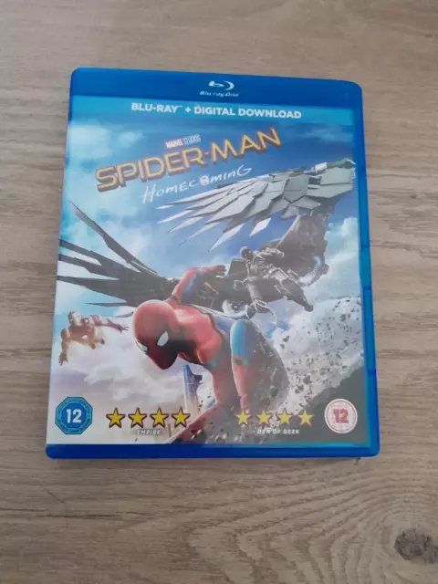 Spider-Man Homecoming Blu Ray  With Booklet Very Good Condition