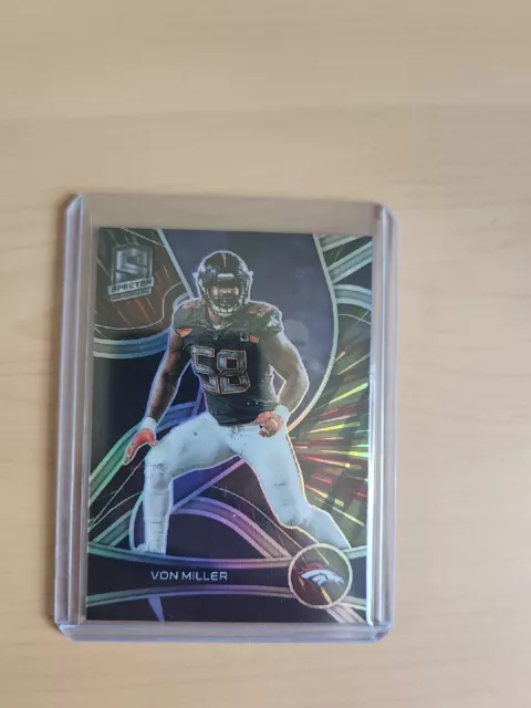 2022 Panini Spectra Football Interstellar Base Card #106 Von Miller Hyper 49 /75