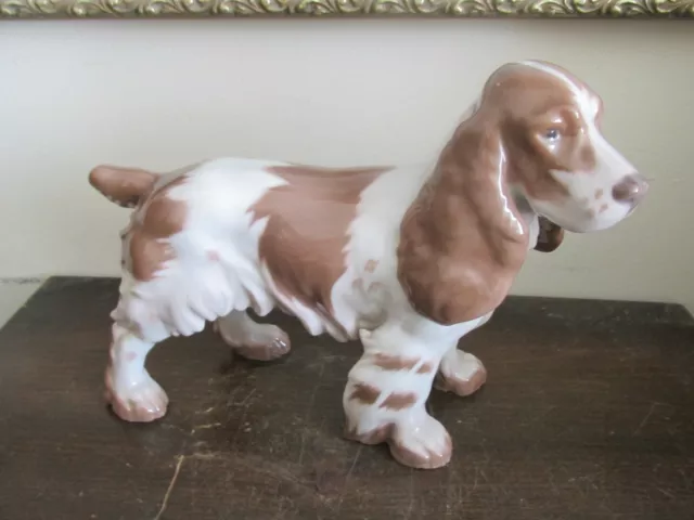 BG Bing & Grondahl Copenhagen Porcelain Figurine 2095 Cocker Spaniel Dog