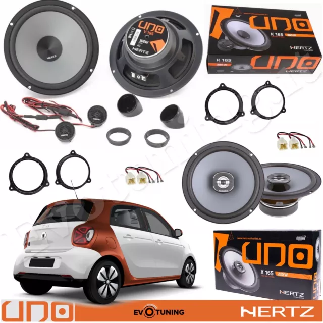 Kit Casse Altoparlanti Hertz Anteriori+Posteriori per Smart ForFour 453 dal '14