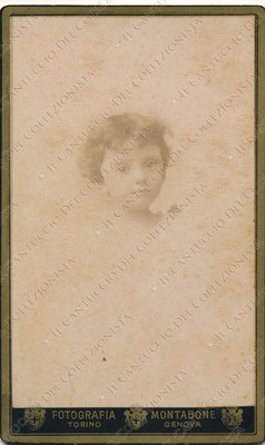 Ritratto d'uomo Fotografia MONTABONE BERTELLI & COMPO TORINO GENOVA 1900~ 