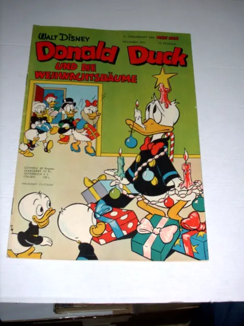 MICKY MAUS Sonderheft NR. 33 - Donald Duck und die Weih...(Ehapa 1955)  Original