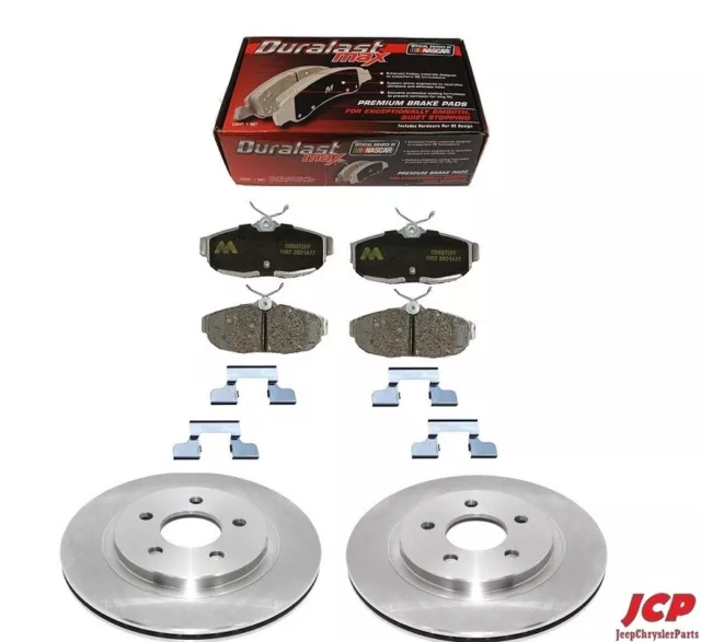 2 X Disco Freno Posteriore 300mm + Semi-Metallici Pads Per Ford MUSTANG 05-14