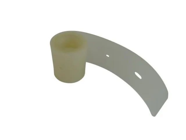 Squeege Rubber Rear for wirbel Rapid 380BC, 380E - Polyurethane Transparent