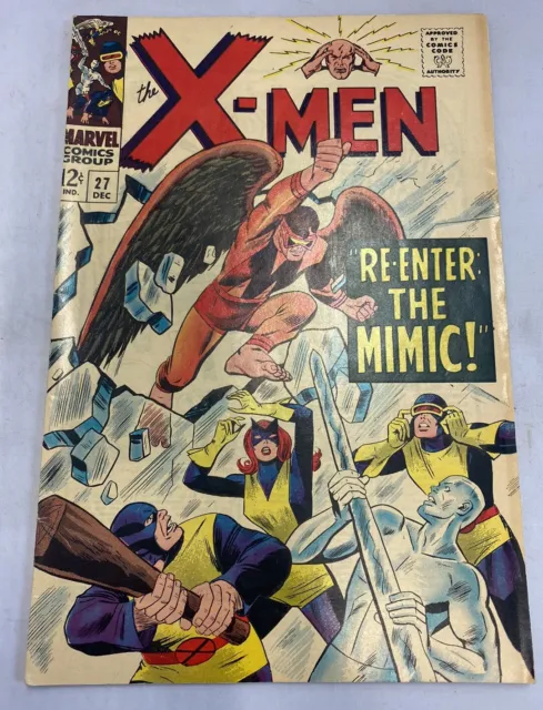 Marvel Comics Uncanny X-Men #27 [1966] Silver Age Re-Enter The Mimic Complete