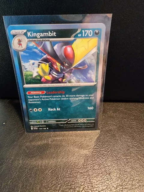 Kingambit 134/198 * SCARLET & VIOLET ENGLISH * ULTRA RARE HOLO POKEMON CARD  TCG