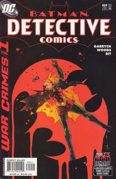 DETECTIVE COMICS #809 F/VF, Batman, Direct, DC 2005 Stock Image