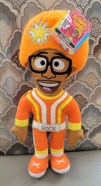 Yo Gabba Gabba DJ Lance Rock Plush Doll Cartoon Figure Toy 12” Stuffed w/ Tag