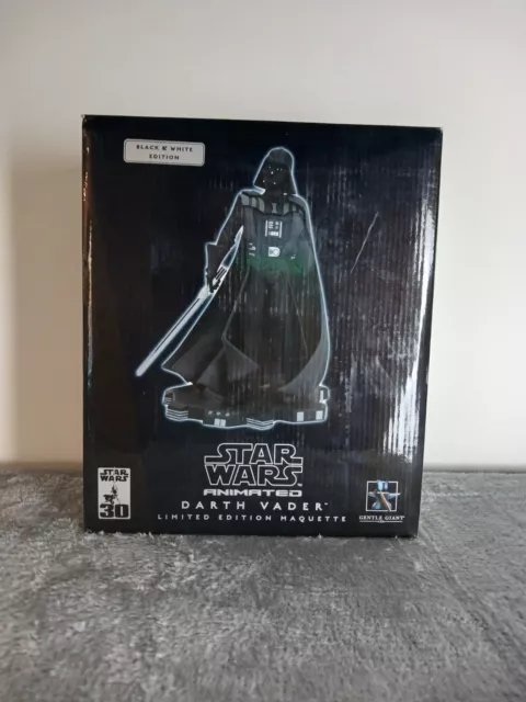 Darth Vader Animated Maquette GENTLE GIANT STAR WARS /500 MIB Black White